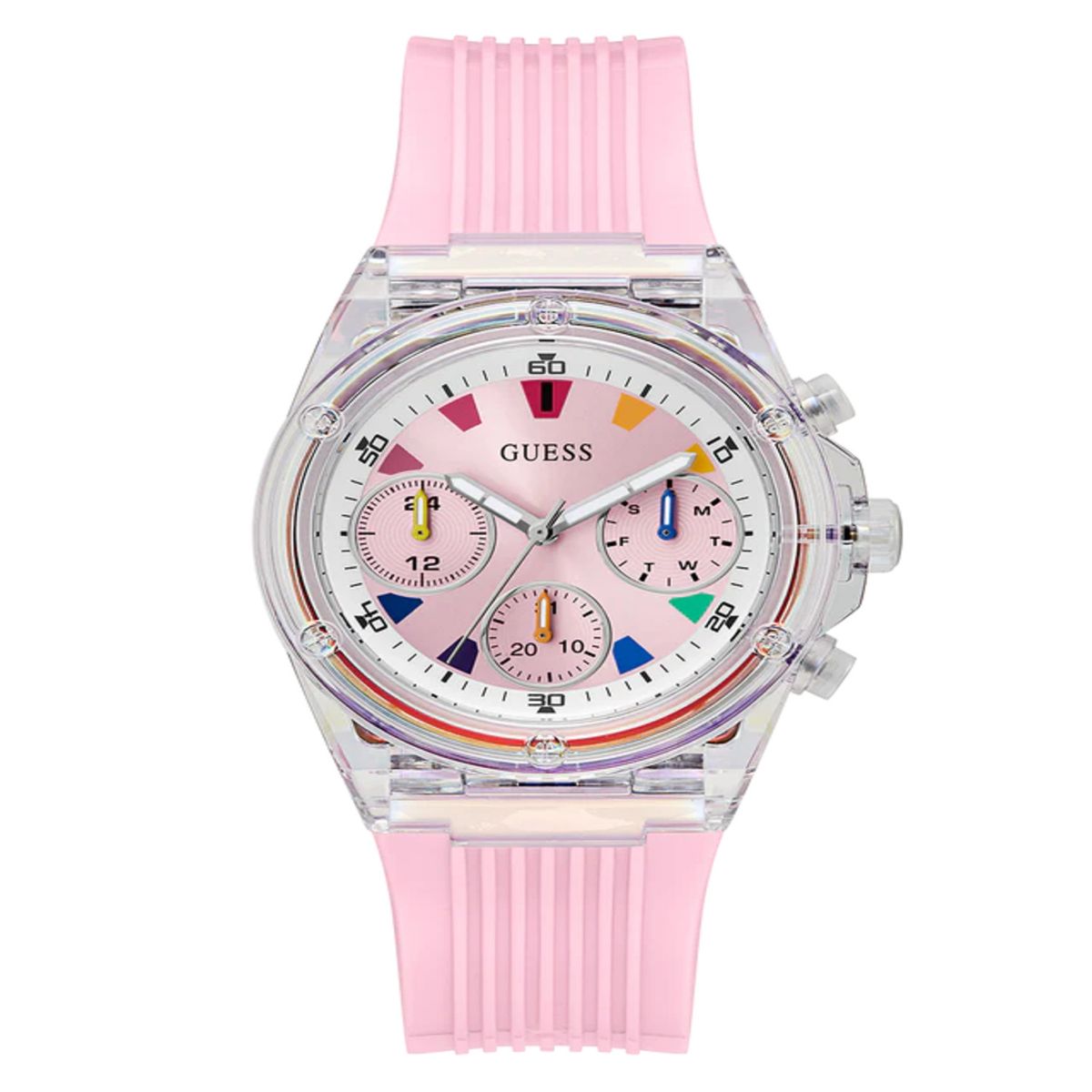 GUESS - Reloj Guess Gw0438L7 Athena Cuarzo Rosado