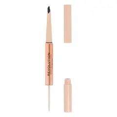 REVOLUTION - Lápiz de Cejas Fluffy Brow Duo Ash Brown