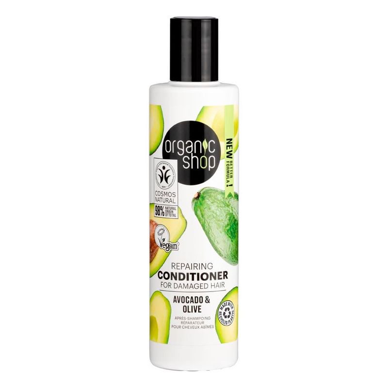 ORGANIC SHOP - Acondicionador Reparación Cabello Dañado Avocado & Olive 280