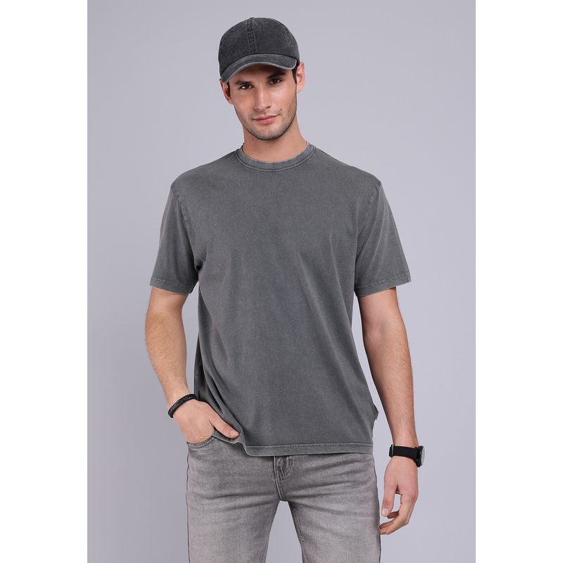 SOVIET - Polera Cuello Redondo Stone Wash Soviet SOVIET