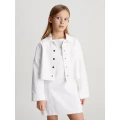 CALVIN KLEIN - Chaqueta Niña White Button Blanco