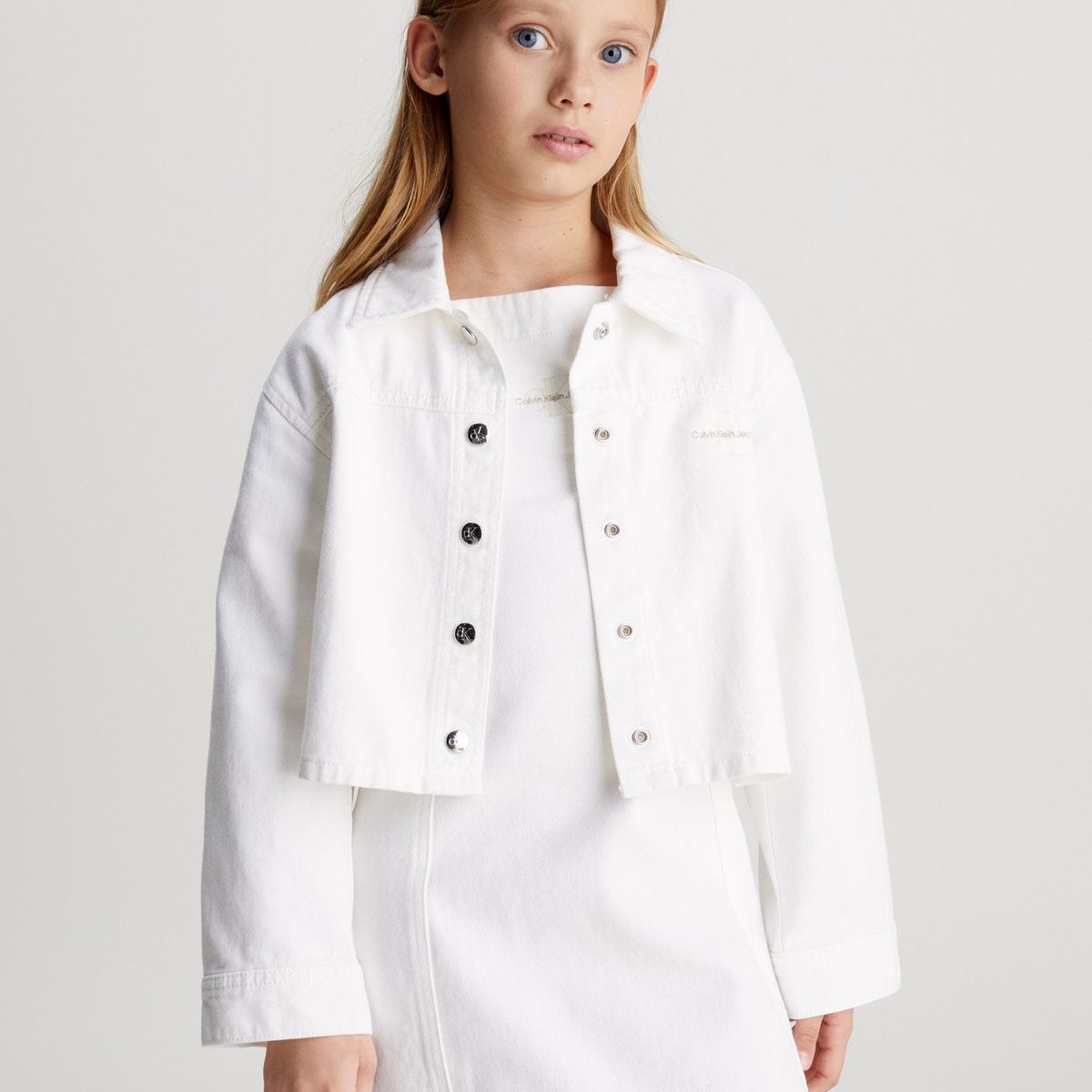 CALVIN KLEIN - Chaqueta Niña White Button Blanco Calvin Klein