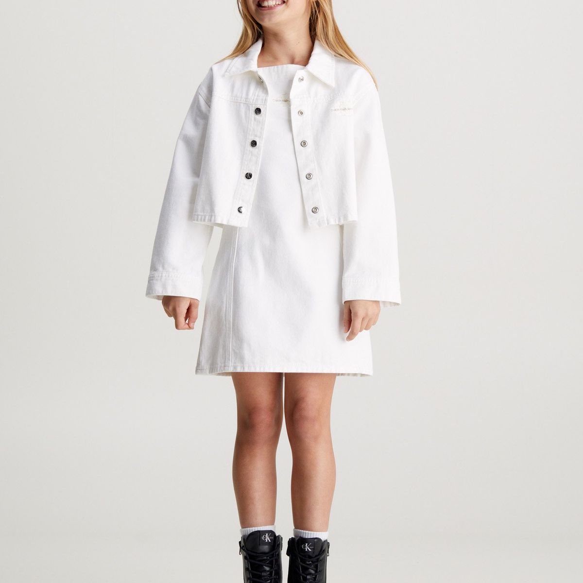 CALVIN KLEIN - Chaqueta Niña White Button Blanco Calvin Klein