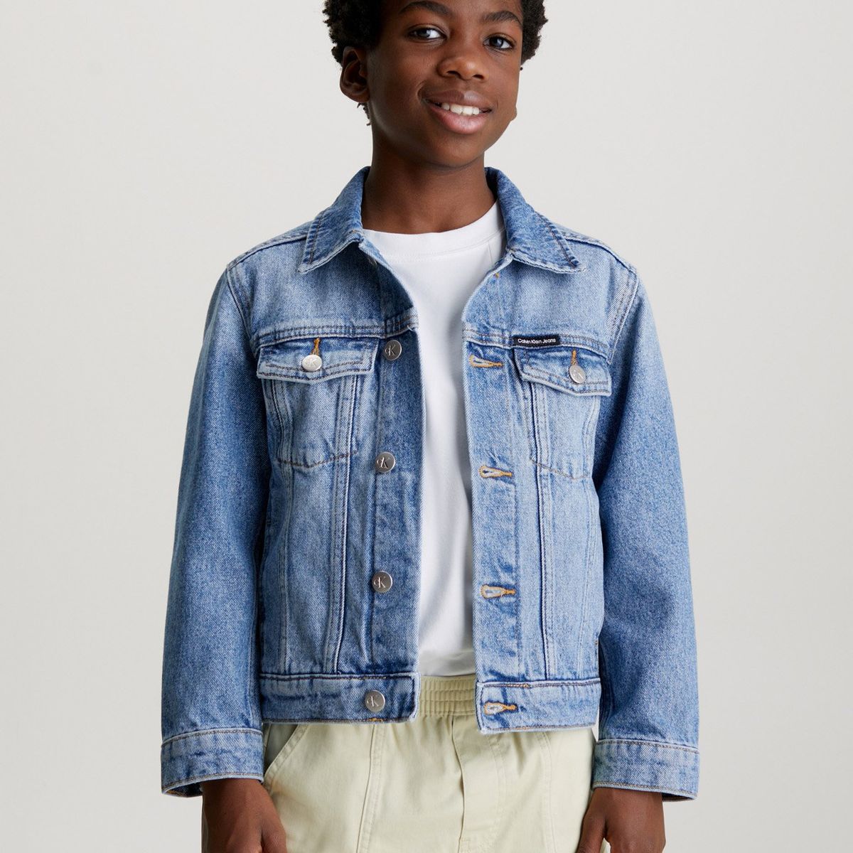 CALVIN KLEIN - Chaqueta Niño Iconica Azul Calvin Klein