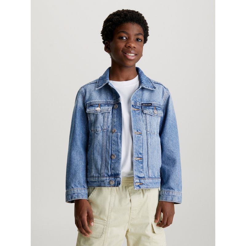 CALVIN KLEIN - Chaqueta Niño Iconica Azul Calvin Klein