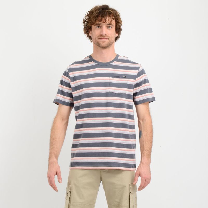 O'NEILL - POLERA MANGA CORTA BOLDER  GRIS