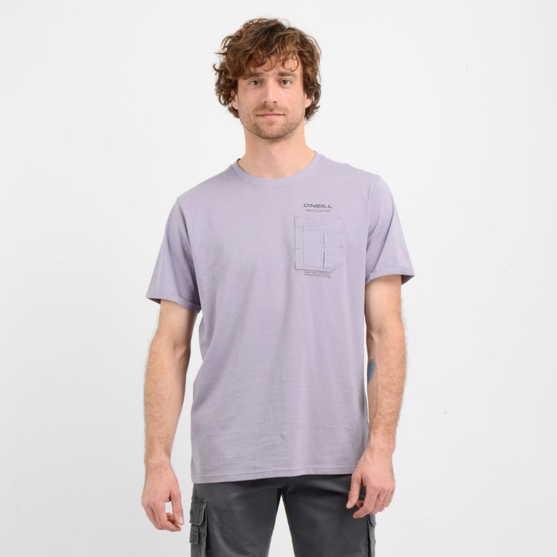 O'NEILL - POLERA MANGA CORTA JOURNEY  MORADO