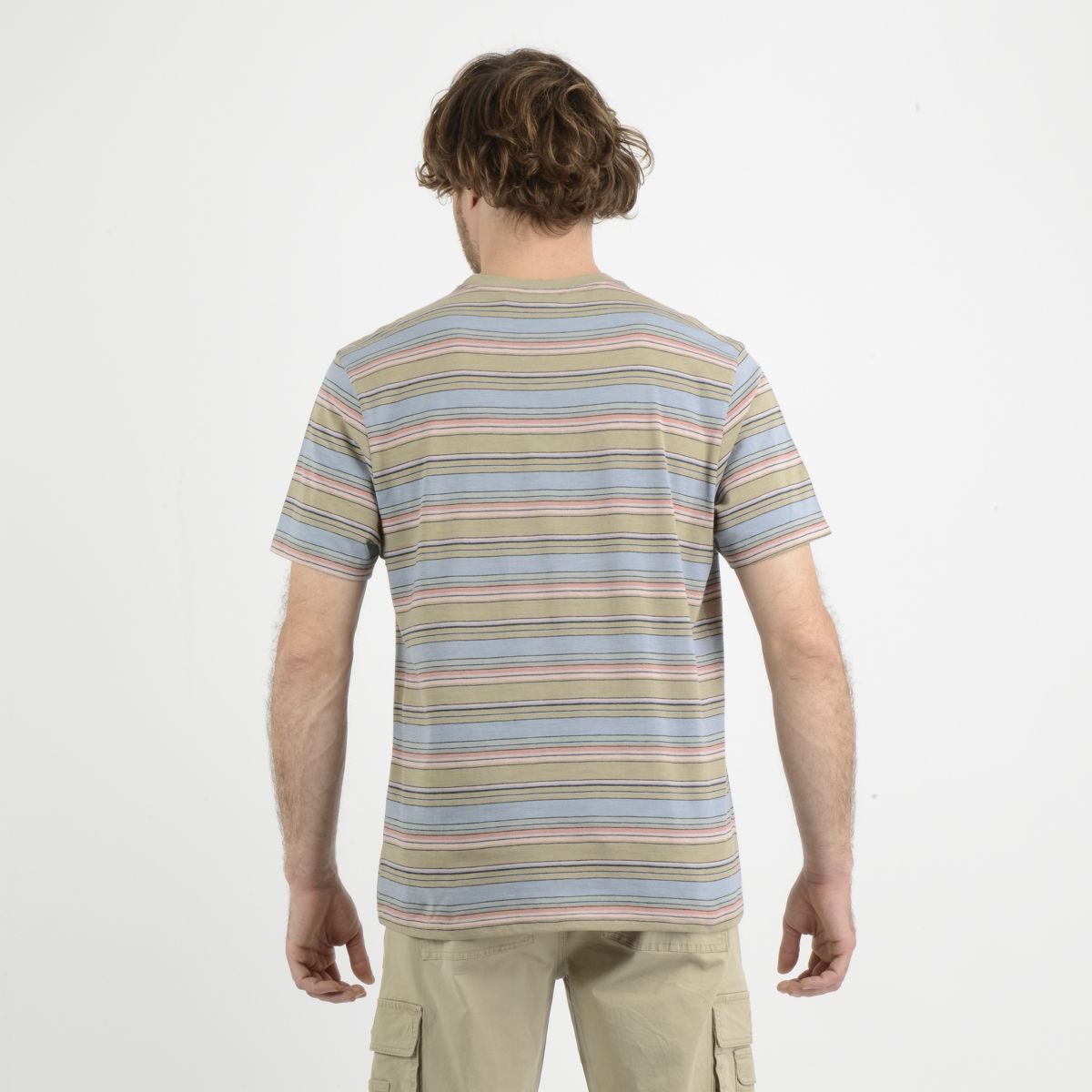 O'NEILL - POLERA MANGA CORTA BROCKTON  BEIGE