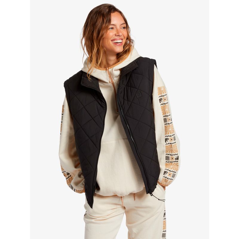 BILLABONG - Parka Mujer Transport Negra A/Div Negro BILLABONG