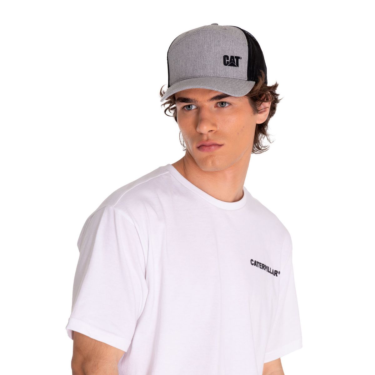 CAT - Jockey Gris Foundation 6 Panel H Hombre CAT