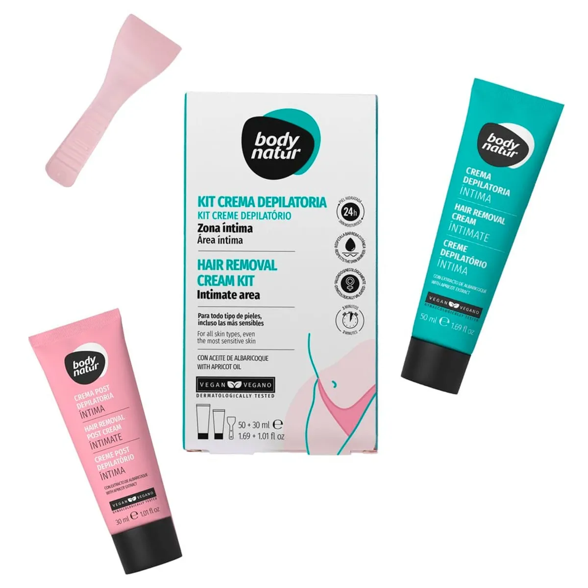 BODY NATUR - Crema Depilatoria Zona Intima Mujer