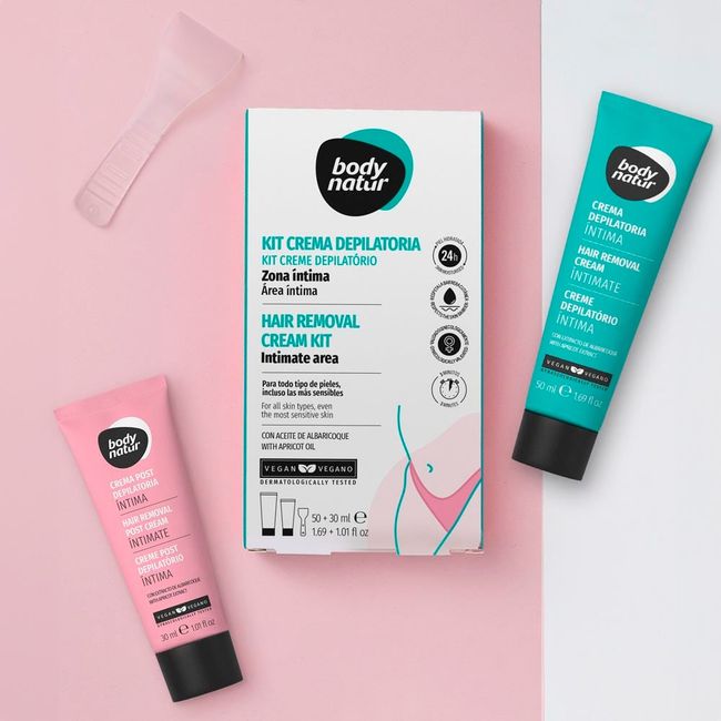 BODY NATUR - Crema Depilatoria Zona Intima Mujer