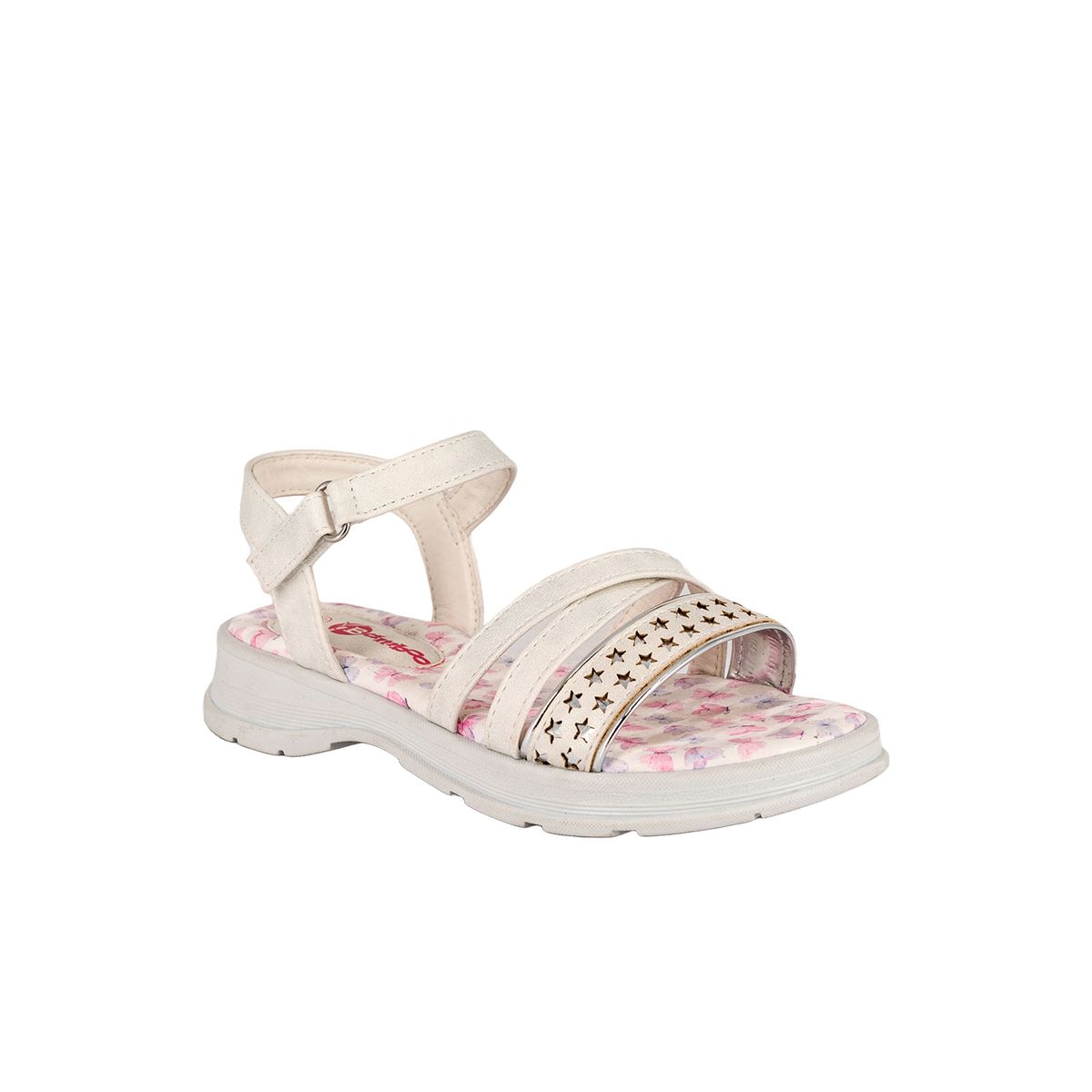 BAMBOO - Sandalia Niña Blanco Estrella Bamboo