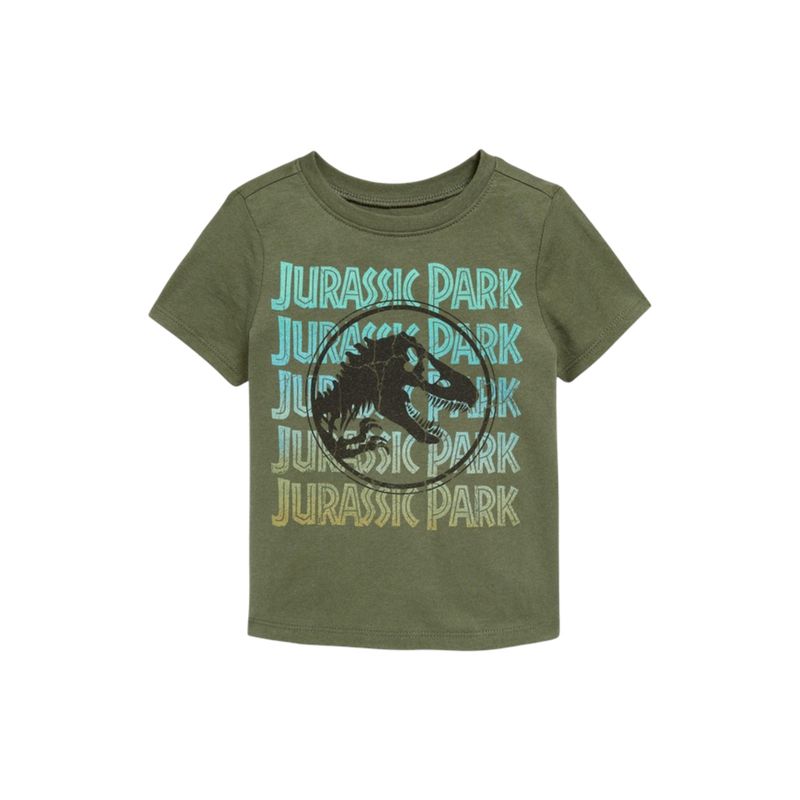 OLD NAVY - Polera Manga Corta Jurassic Park™ Niño Verde