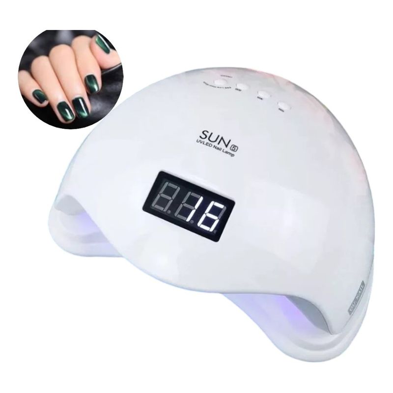GENERICO - Lampara Uñas Led Profesional Secador Uñas Uv Manicure 48w
