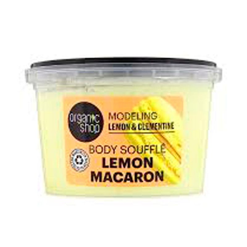 ORGANIC SHOP - Crema Corporal Modeladora Lemon, Clementine & Macaron 250 ml