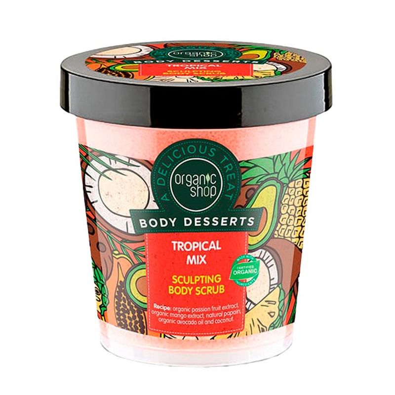 ORGANIC SHOP - Exfoliante Corporal Esculpidor Tropical Mix 450 ml