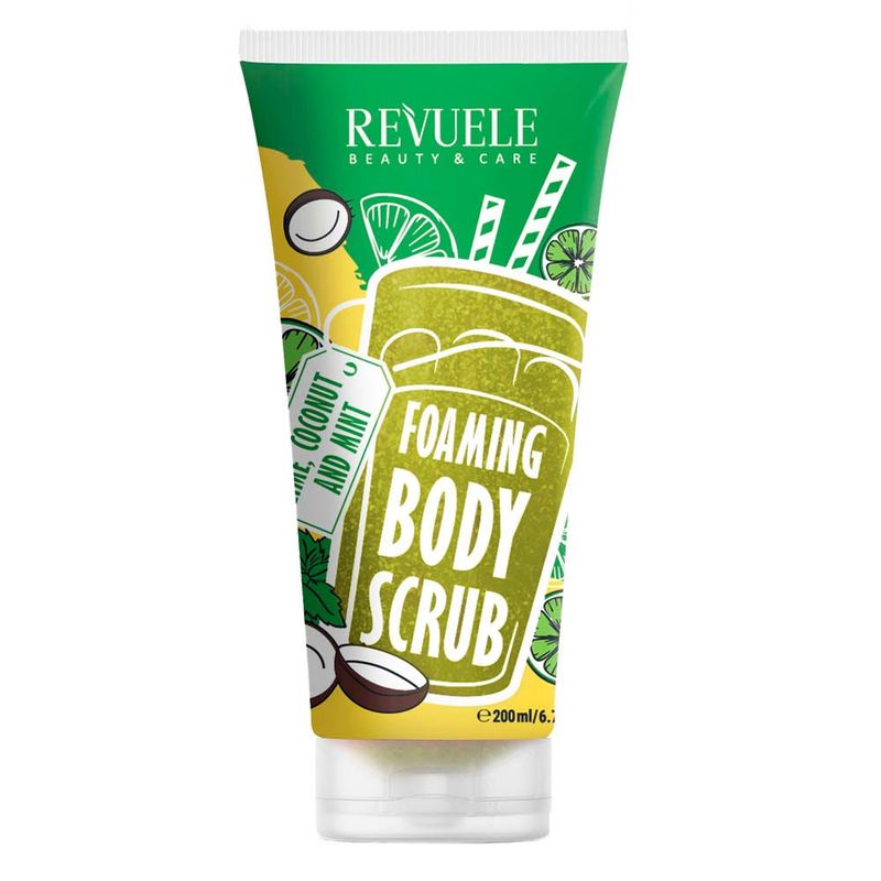 REVUELE - Foaming Body Scrub Lime Coconut And Mint 200Ml