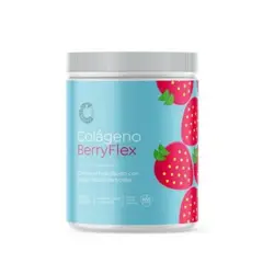 CASCARA FOODS - Colágeno Berryflex sabor frutilla 300 grs,