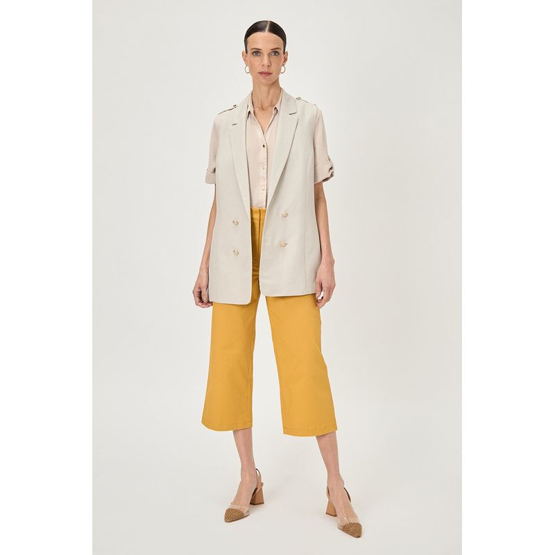 MA GRIFFE - Blazer Beige Mujer Magriffe