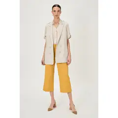 MA GRIFFE - Blazer Beige Mujer Magriffe