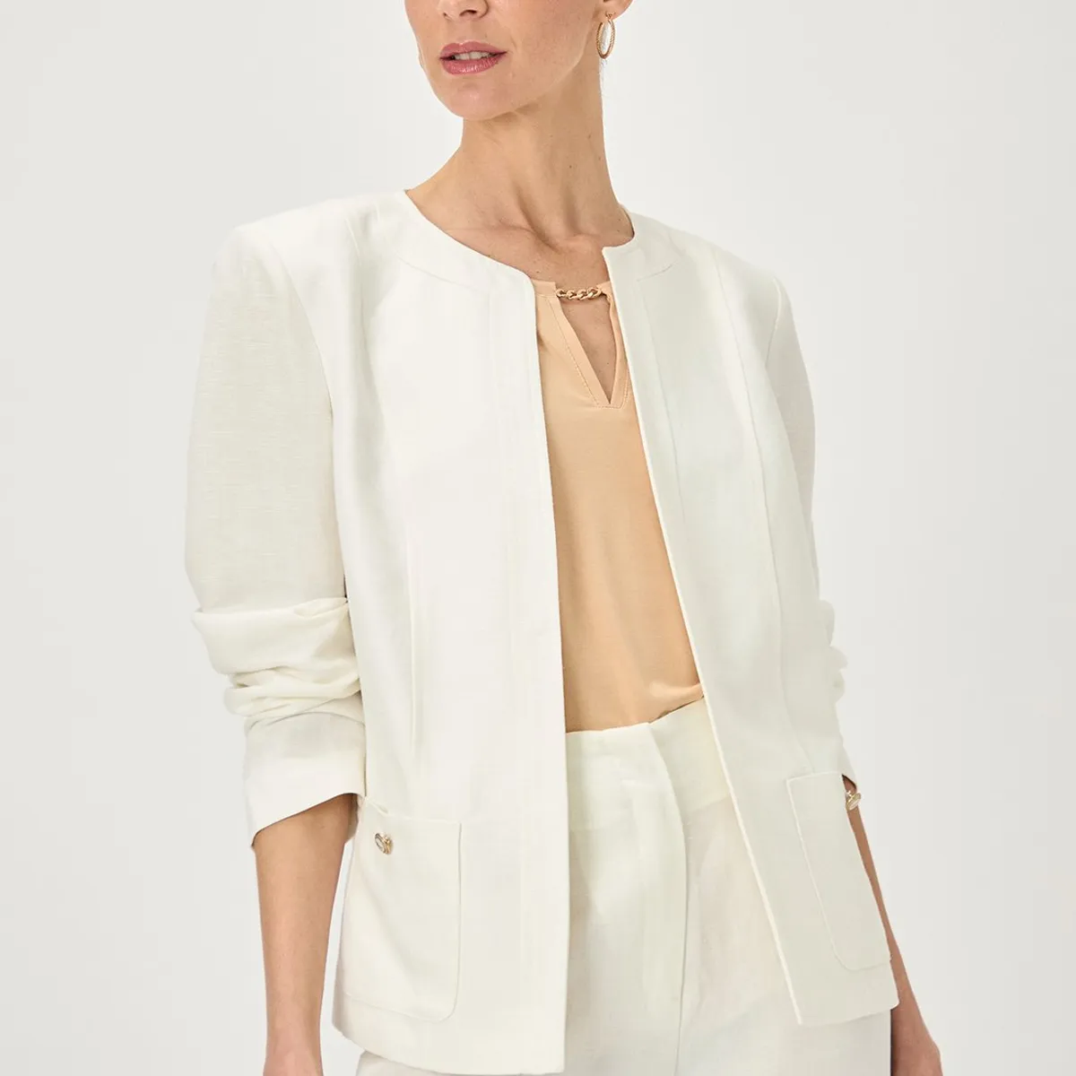 MA GRIFFE - Chaqueta Crudo Mujer Magriffe