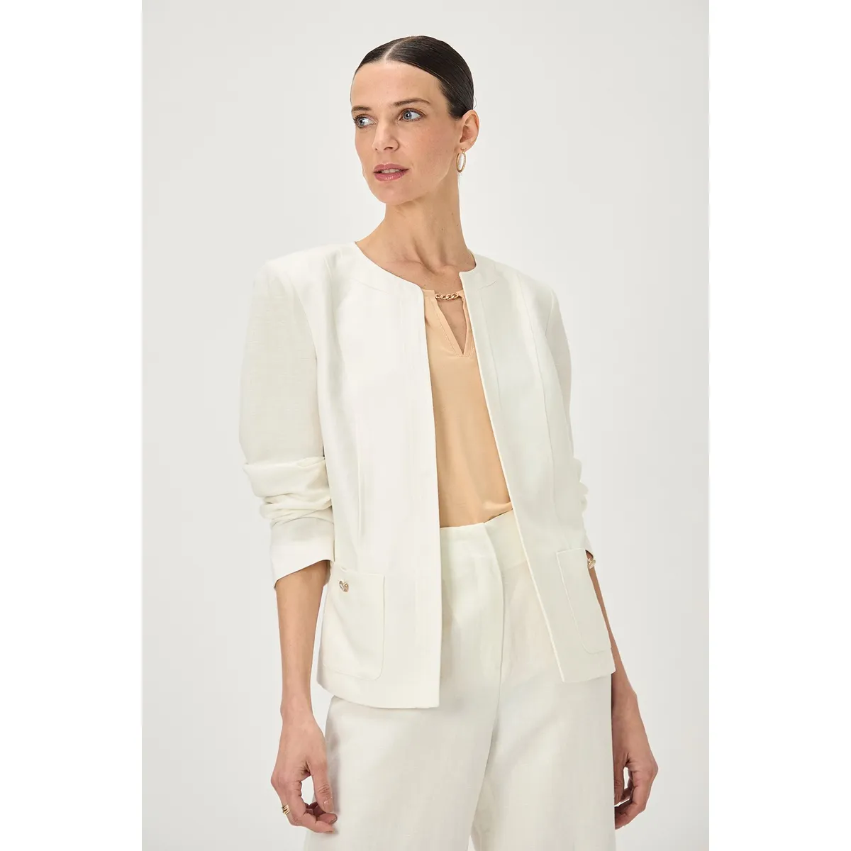 MA GRIFFE - Chaqueta Crudo Mujer Magriffe