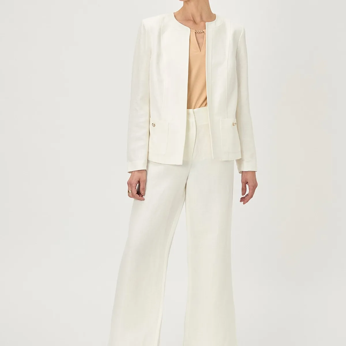 MA GRIFFE - Chaqueta Crudo Mujer Magriffe