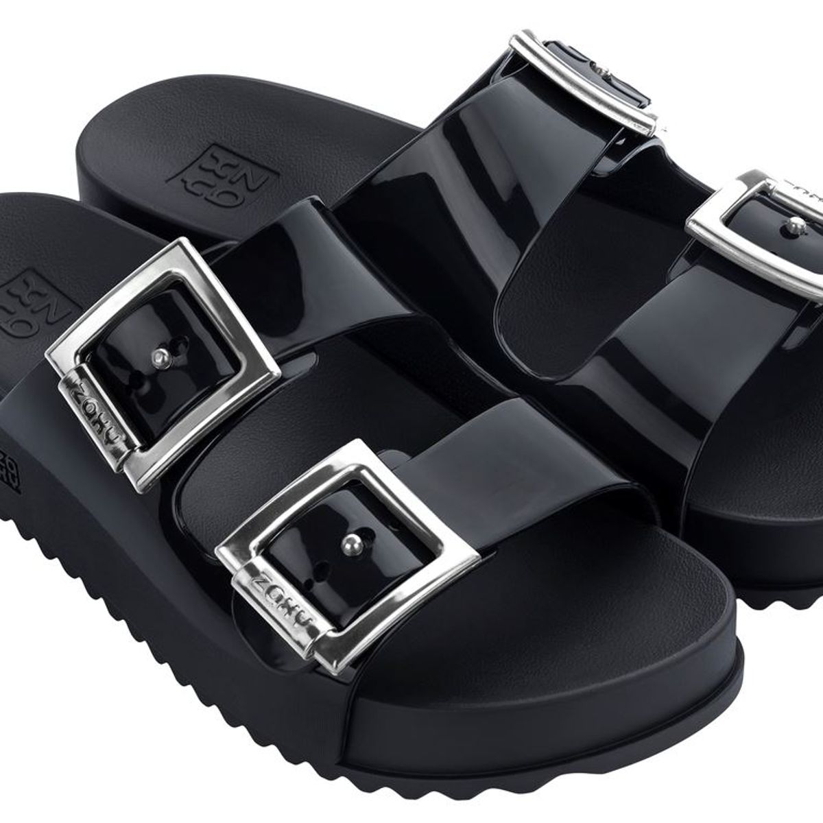 ZAXY - Sandalia Mujer Negro Partner 304 Zaxy