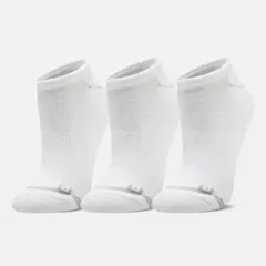 LIPPI - Calcetines Unisex Logo No Show Blanco
