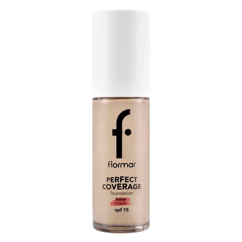 FLORMAR - Base Perfect Coverage Foundation Light Beige