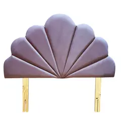 GENERICO - Respaldo Coral 1 1/2 Rosa Pastel Felpa Muebles Rimar