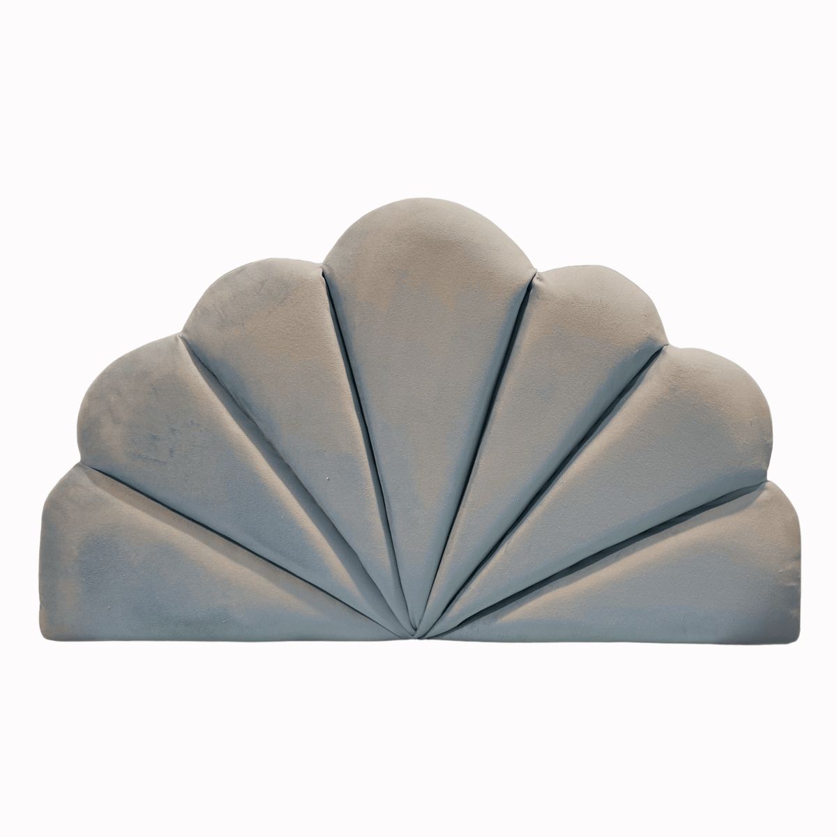 GENERICO - Respaldo Coral 1 1/2 Gris Perla Felpa Muebles Rimar