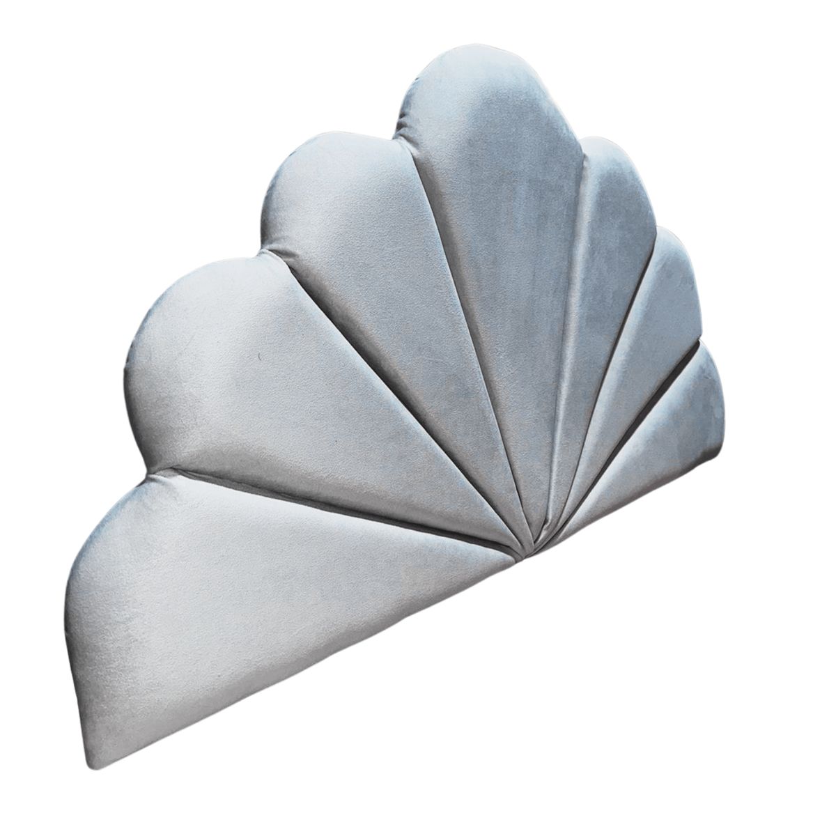 GENERICO - Respaldo Coral 1 1/2 Gris Perla Felpa Muebles Rimar