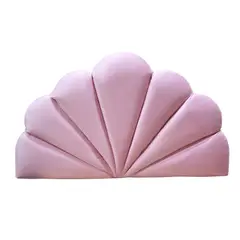 GENERICO - Respaldo Coral 1 Plaza Rosado Felpa Muebles Rimar
