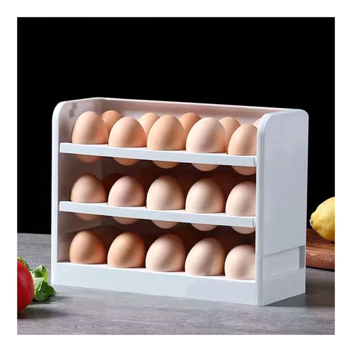 GENERICO - Organizador De Huevos Refrigerador