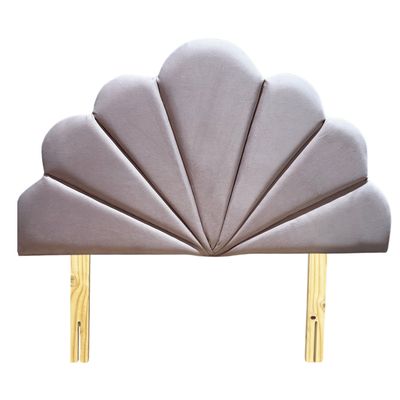 Imagen 2 del producto Respaldo Coral 1 Plaza Rosa Pastel Felpa Muebles Rimar