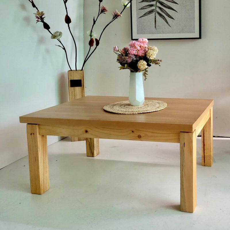 GENERICO - Mesa de centro natural rectangular