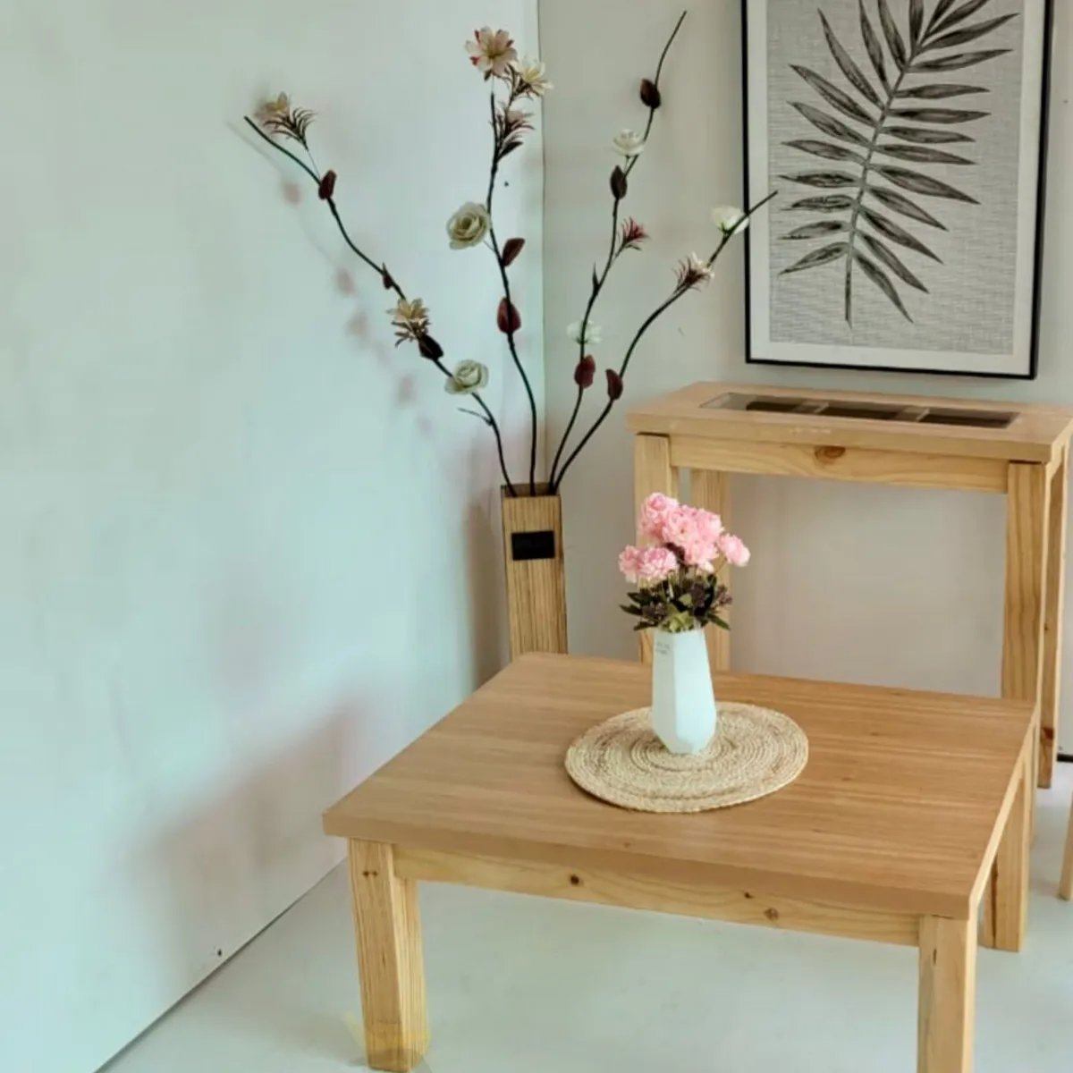 GENERICO - Mesa de centro natural rectangular