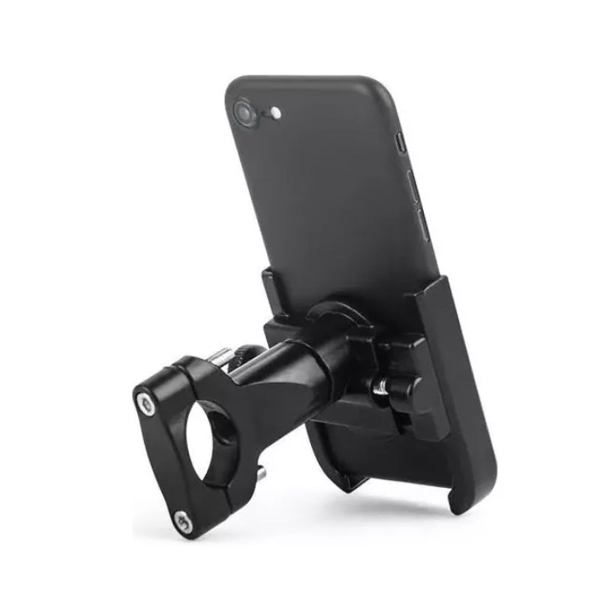 PROBIKER - Porta Smartphone Metálico Para Moto Color Negro para teléfono