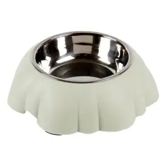 GENERICO - Plato Mascotas, Perros, Gatos, Con Pocillo De Acero Inox