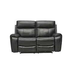 ECOMUSO - SOFA RECLINABLE 2 CUERPOS ELECTRICO GEORGE NEGRO