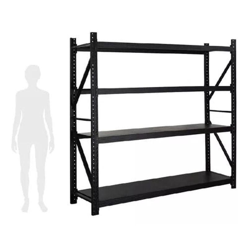 GENERICO - rack metalico negro 200 Kg