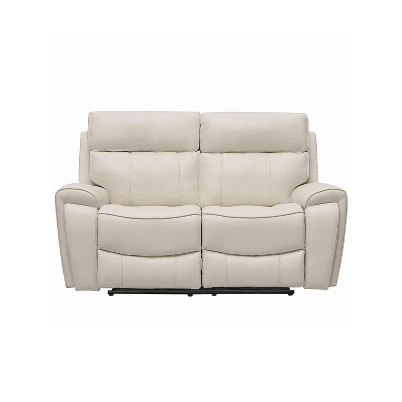 ECOMUSO - SOFA RECLINABLE 2 CUERPOS ELECTRICO CRUDO GEORGE ECOMUSO