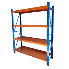 GENERICO - Rack metalico azul - naranja 100 Kg