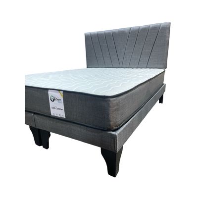 Imagen 2 del producto Cama 2 Plazas Color Gris Oscuro