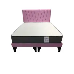 DREAMBED - Cama 2 Plazas Color Rosado