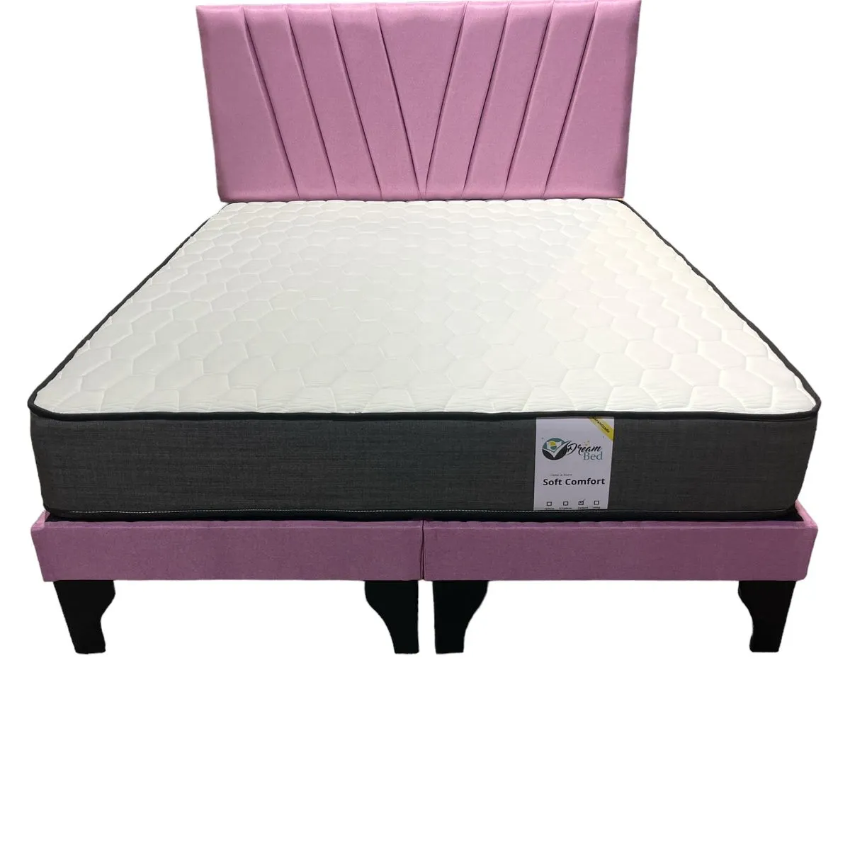 GENERICO - Cama 2 Plazas Color Rosado