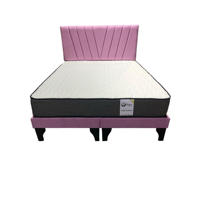 GENERICO - Cama 2 Plazas Color Rosado