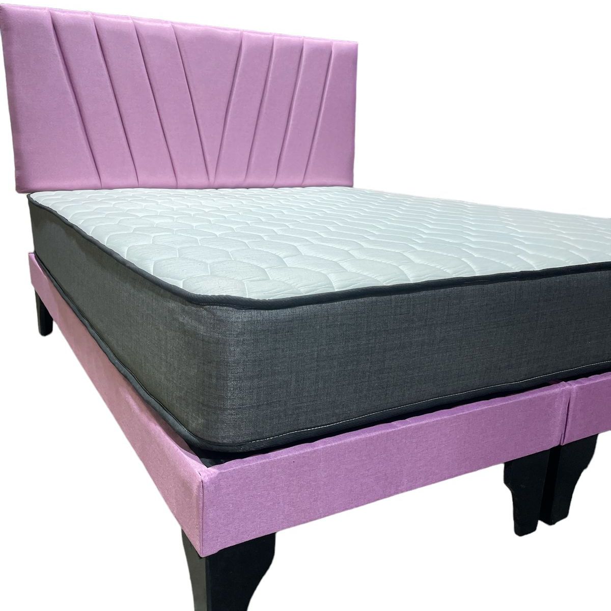 GENERICO - Cama 2 Plazas Color Rosado